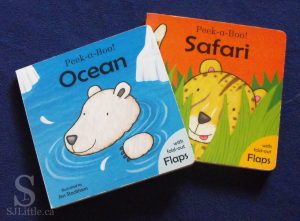 Peek a Boo! Ocean and Peek a Boo! Safari by Jess Stockham