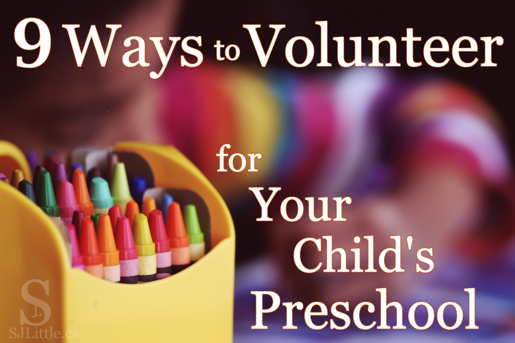 9 Ways to Volunteer for Your Child’s Preschool