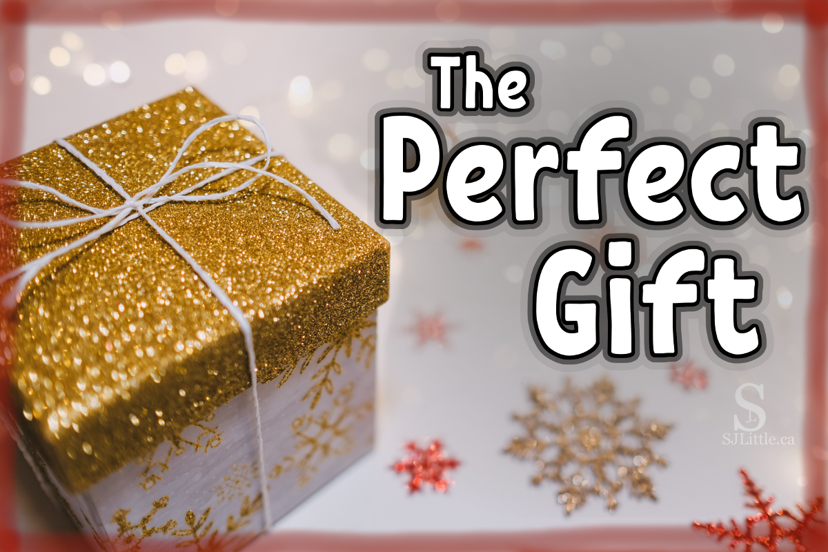 A golden gift behind title: The Perfect Gift